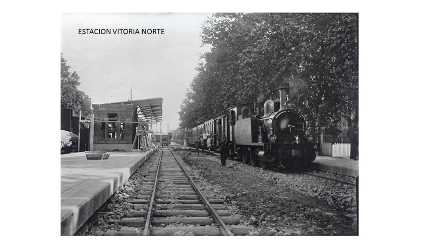 Construcción de la Estación Norte de Vitoria